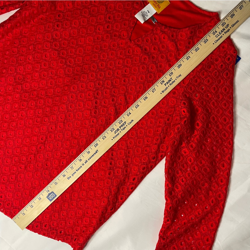 Ruby Rd. Red Tunic Size PM - Picture 6 of 6